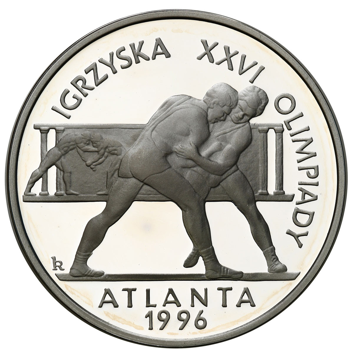 III RP. 20 złotych 1995 Atlanta - siłacze